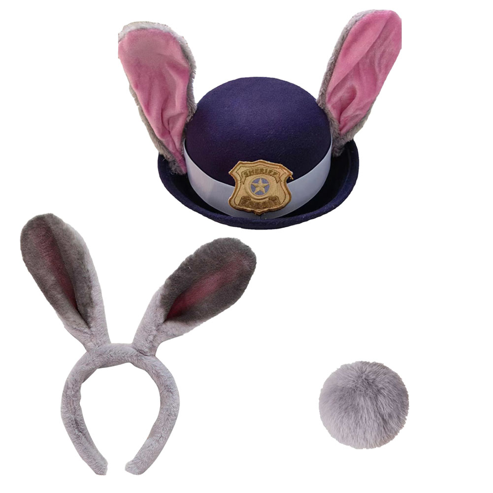 Women'S Ear Accessories - Fantasia Judy Hopps sombrero Mujer Cosplay