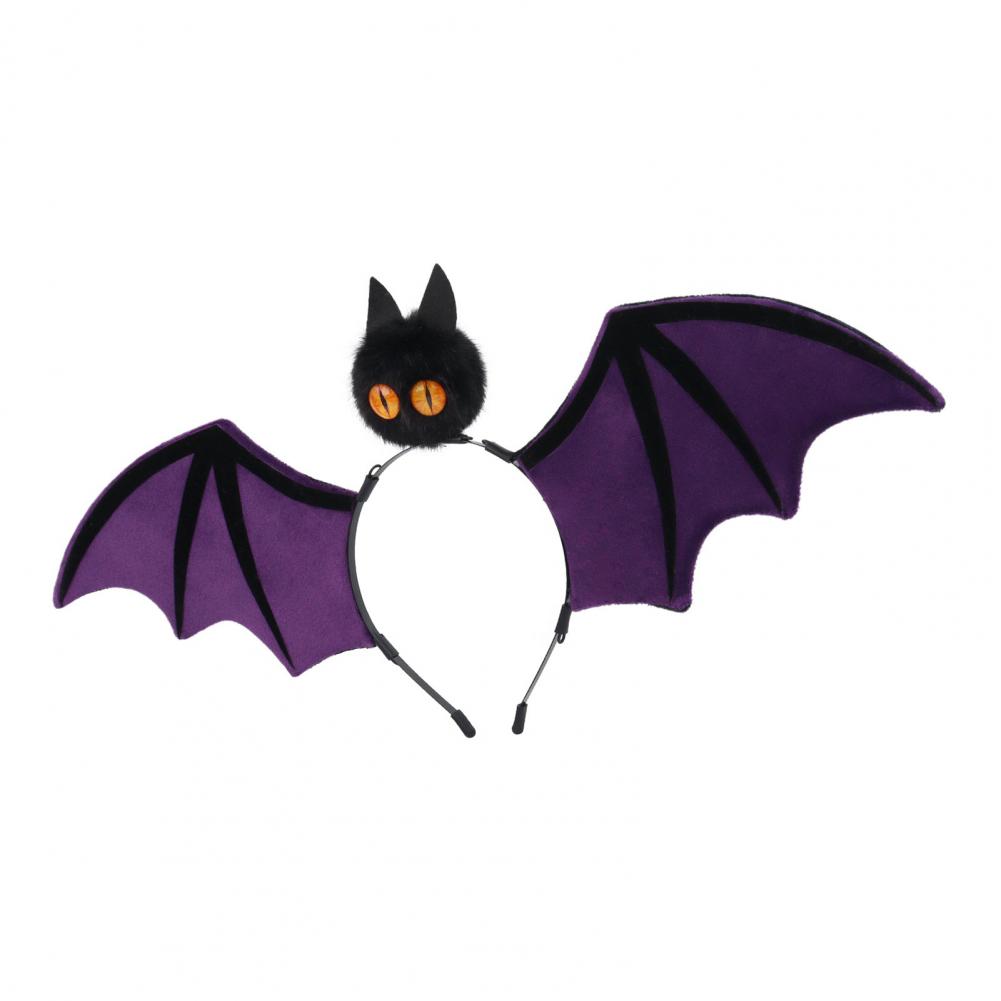 Women'S Vampire Accessories - Diadema de Peluche de Murciélago para
