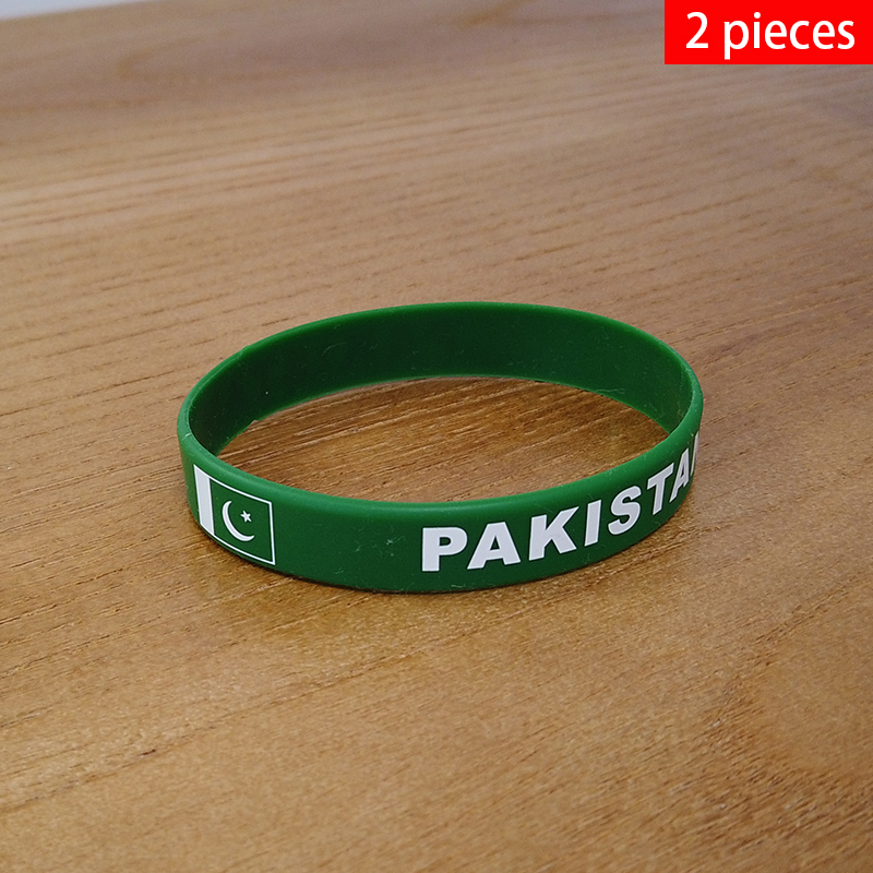 Women Accessories Pakistan - Pulsera de silicona con bandera nacional