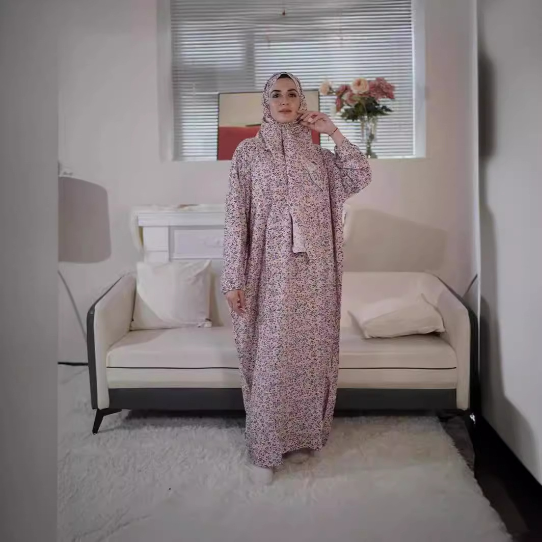 Women Accessories Dubai - Jalabiya Abayas vestido estampado para mujer,