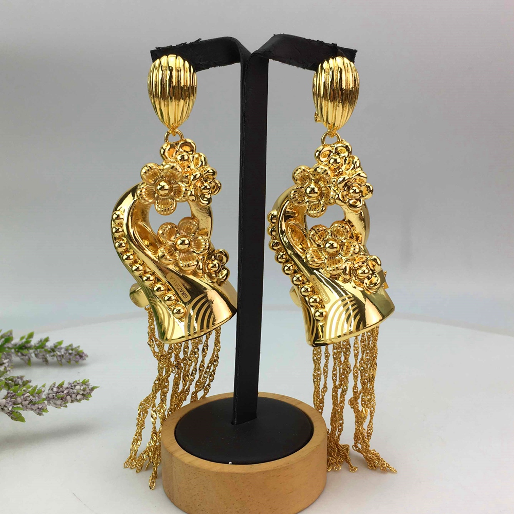 Women Accessories Dubai - Yuminglai-pendientes de gota de agua grandes
