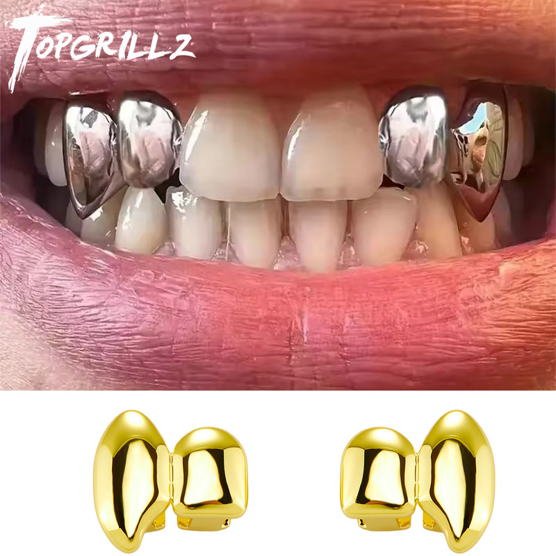 Women'S Vampire Accessories - TOPGRILLZ Vampiro DIY doble colmillos Grillz