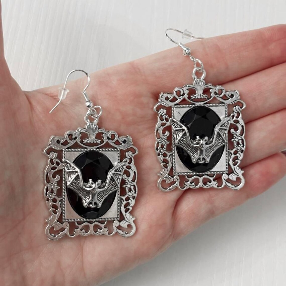 Women'S Vampire Accessories - Pendientes de murciélago vampiro, joyería gótica,