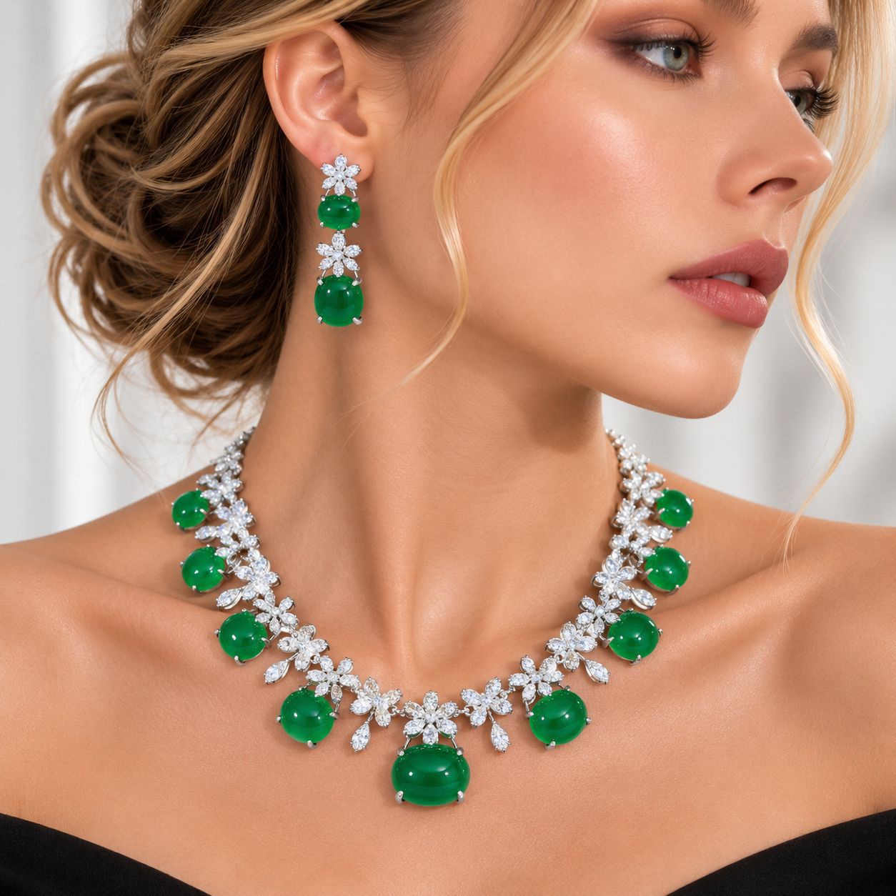 Women Accessories Dubai - Conjunto de joyería para fiestas de