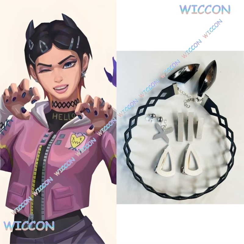 Women Accessories Kit - Valorant-pendientes de mariposa con Clip de