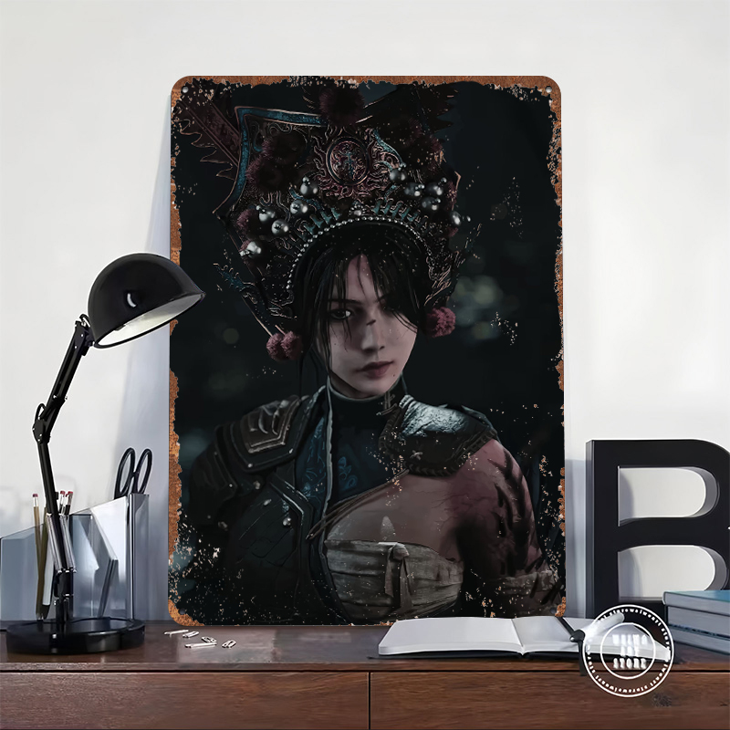 Póster Metálico de Mujer Guerr - Women Accessories Poster reseña y precio