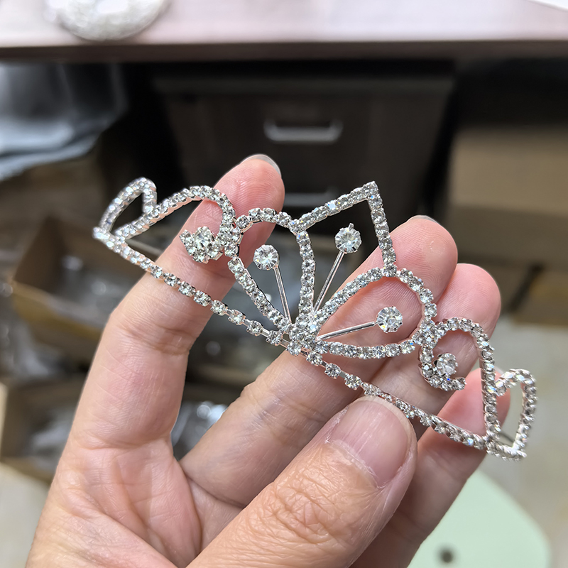 Corona nupcial de cristal de l - Queen Accessories reseña y precio