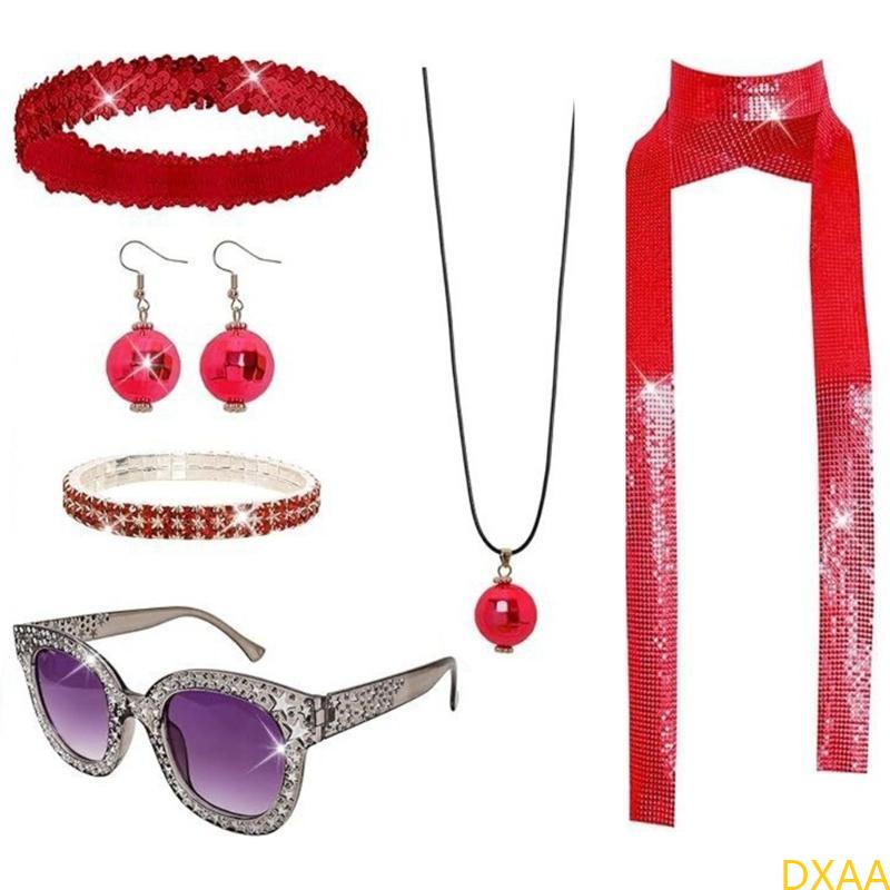 DXAA 60S 70S ACCESORIOS DISCO  - Women'S Accessories In The 70S reseña y precio