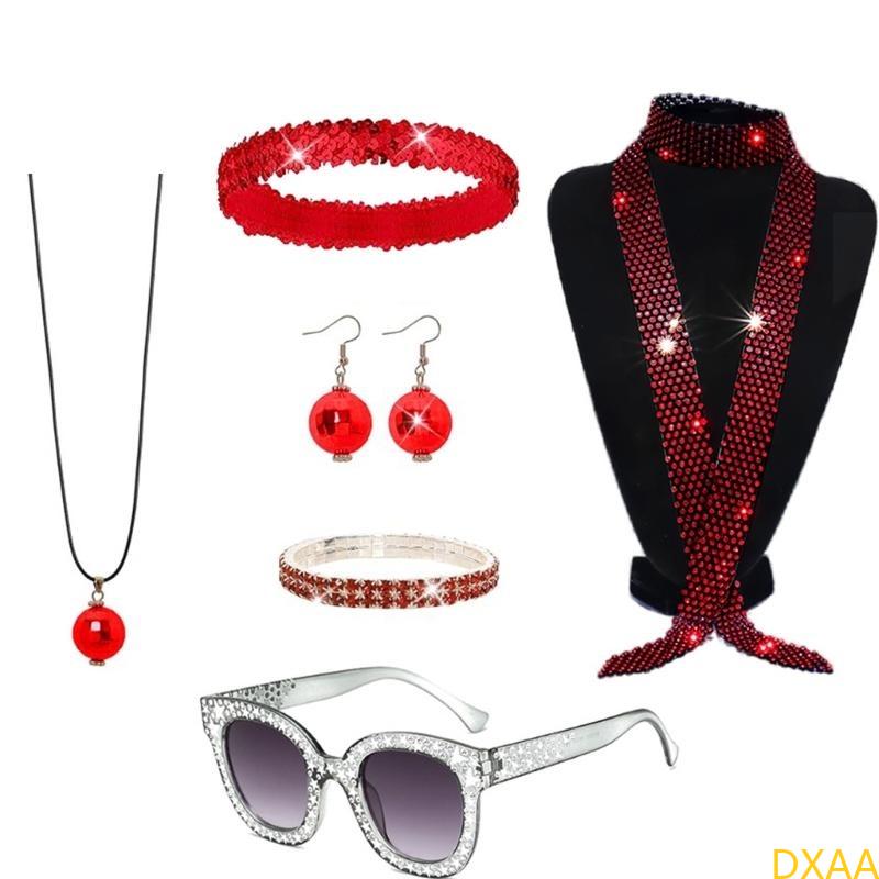DXAA 60S 70S ACCESORIOS DISCO  - Women'S Accessories In The 70S reseña y precio