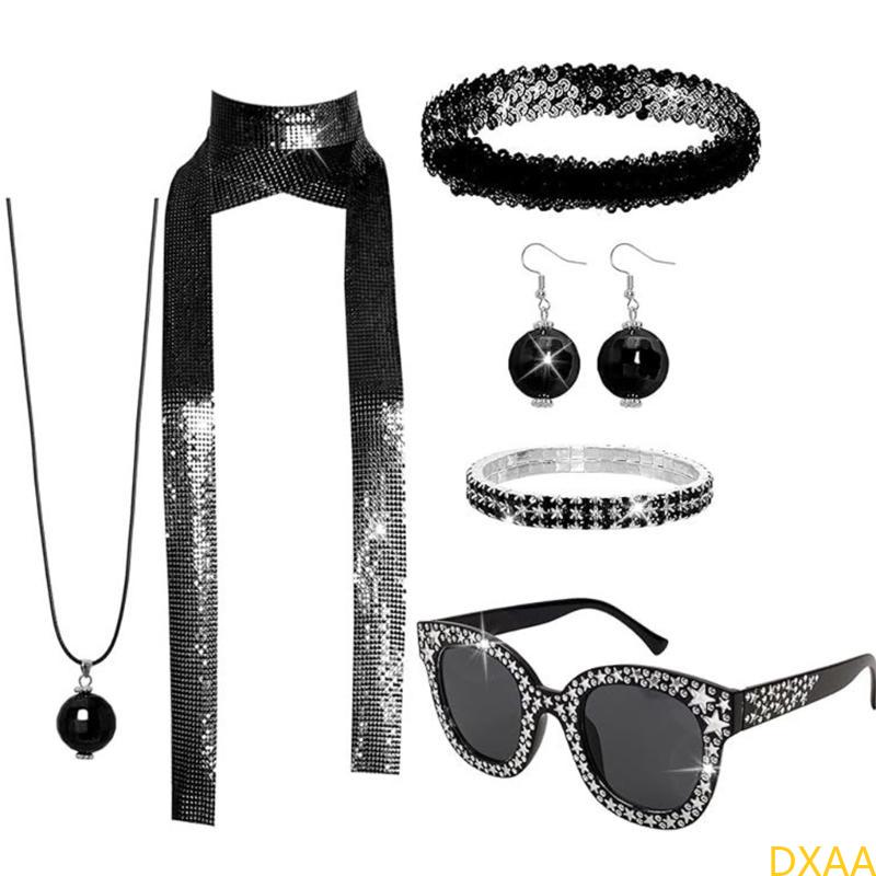DXAA 60S 70S ACCESORIOS DISCO  - Women'S Accessories In The 70S reseña y precio