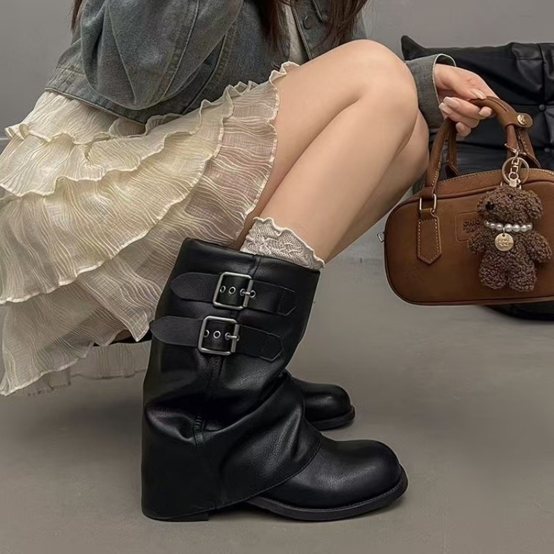 Botas Negras de Media Pantorri - Women'S Ankle Accessories reseña y precio