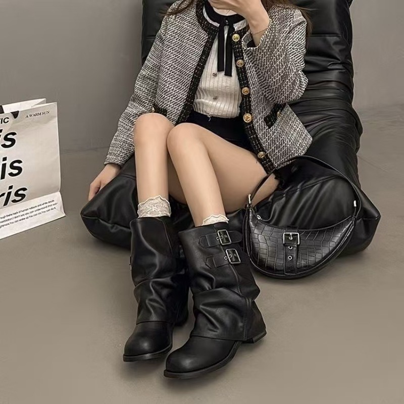 Botas Negras de Media Pantorri - Women'S Ankle Accessories reseña y precio