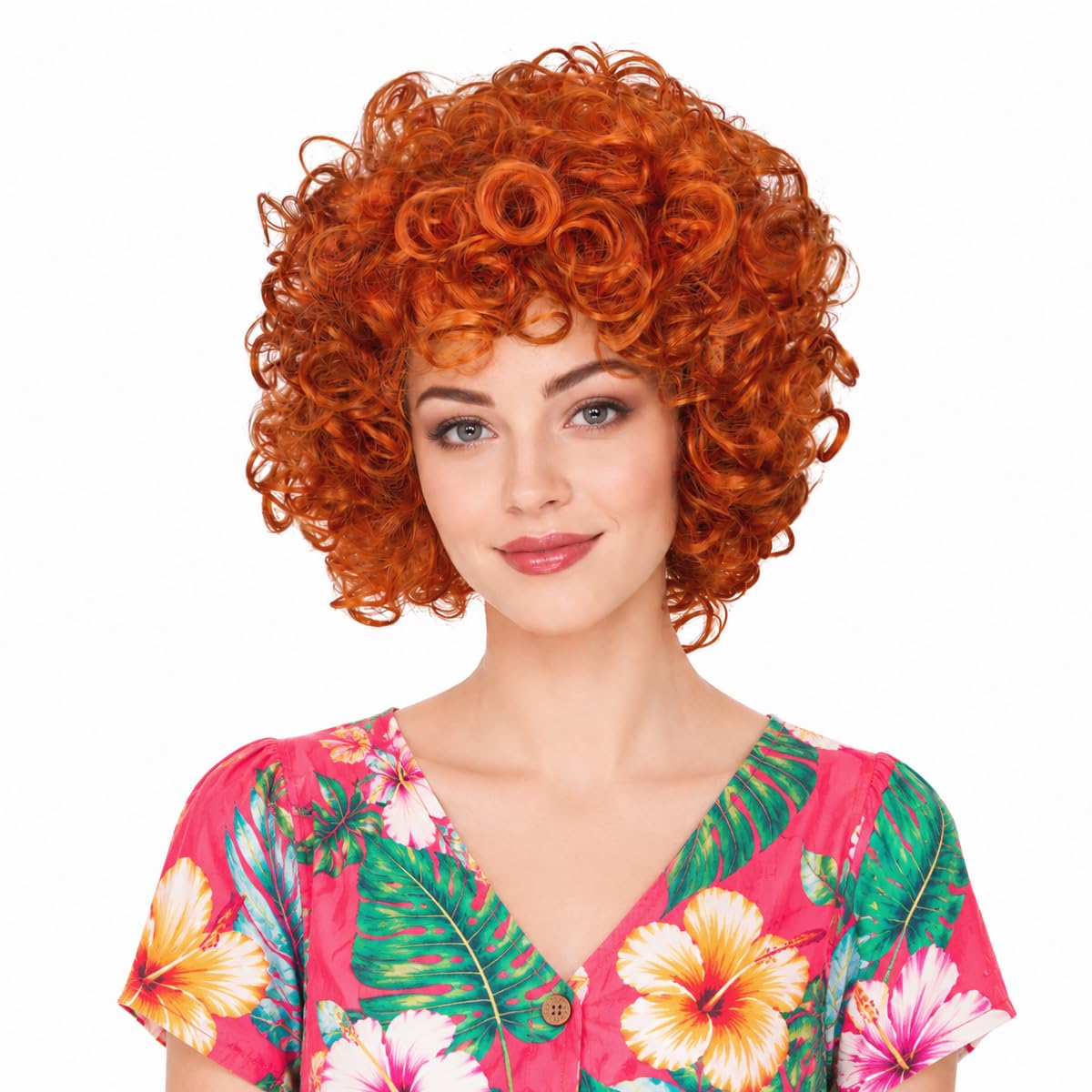 Peluca corta, rizada y esponjo - Women'S Accessories In The 70S reseña y precio