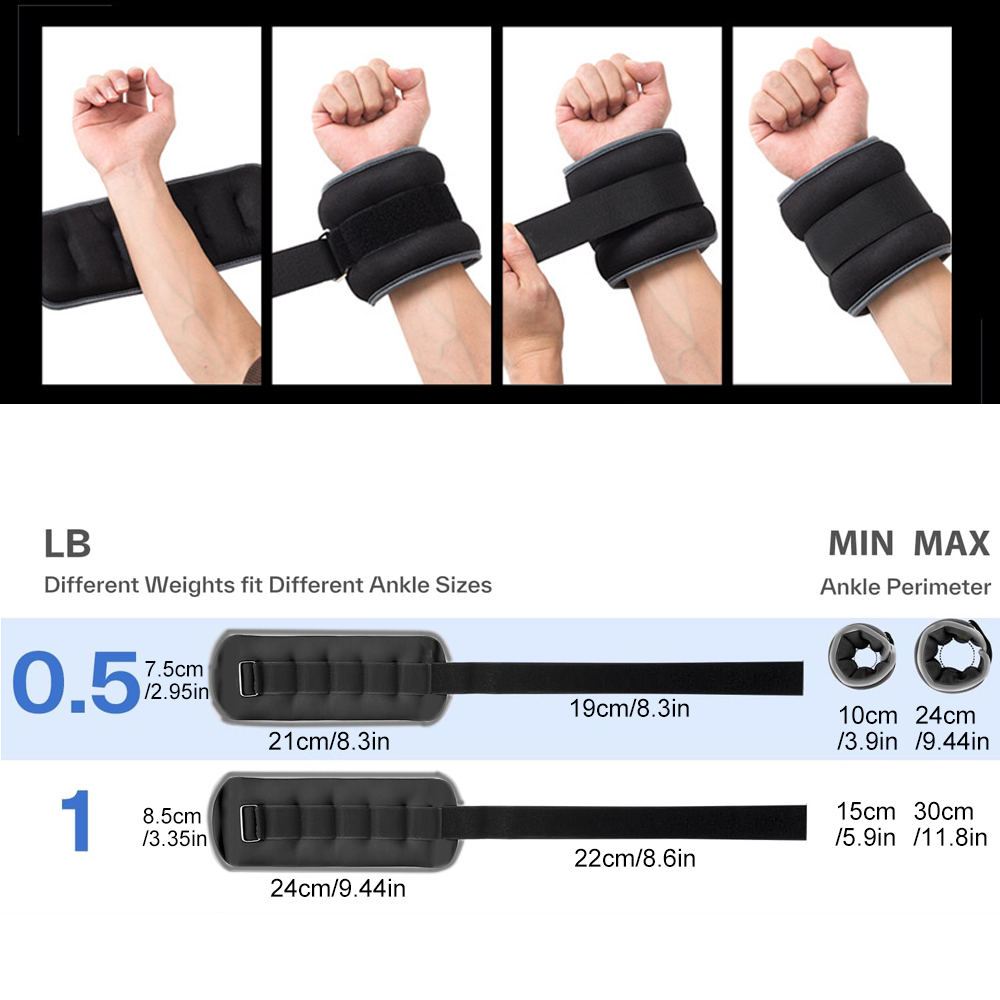 1 Par de Pesas para Muñecas y  - Women'S Ankle Accessories reseña y precio