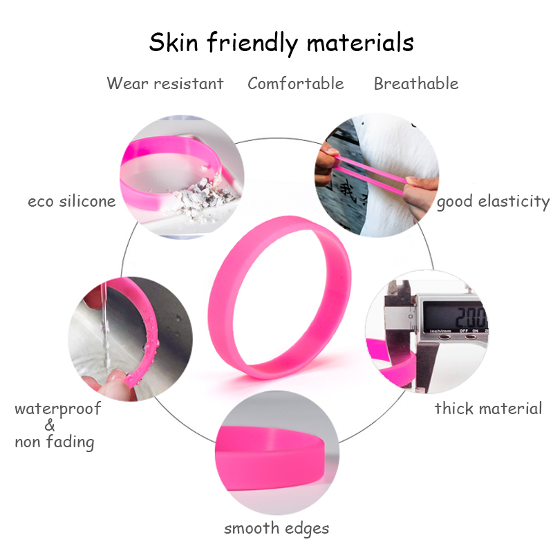 Pulsera de silicona con bander - Women Accessories Pakistan reseña y precio