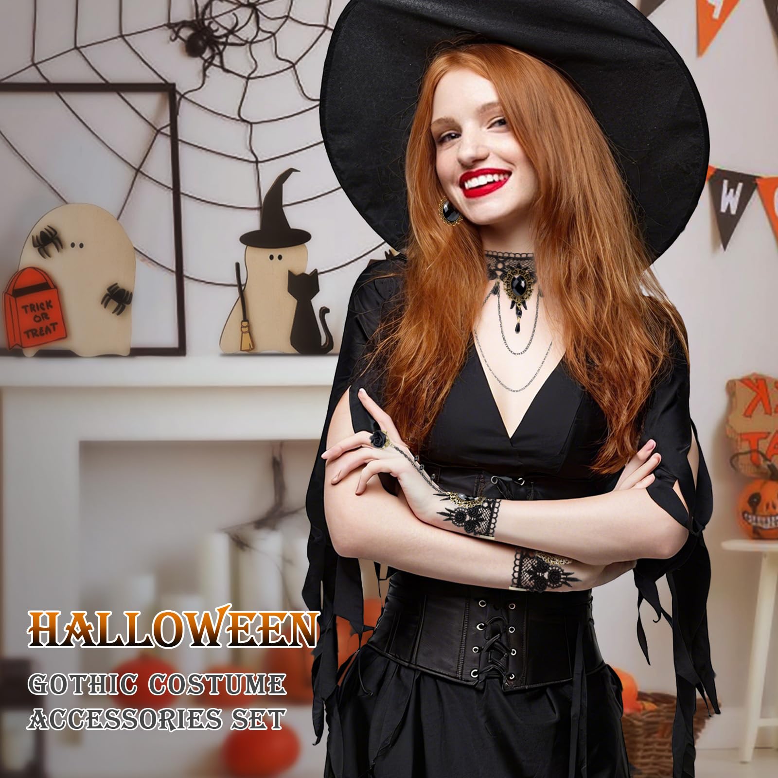 Accesorios de estilo gótico pa - Women'S Vampire Accessories reseña y precio