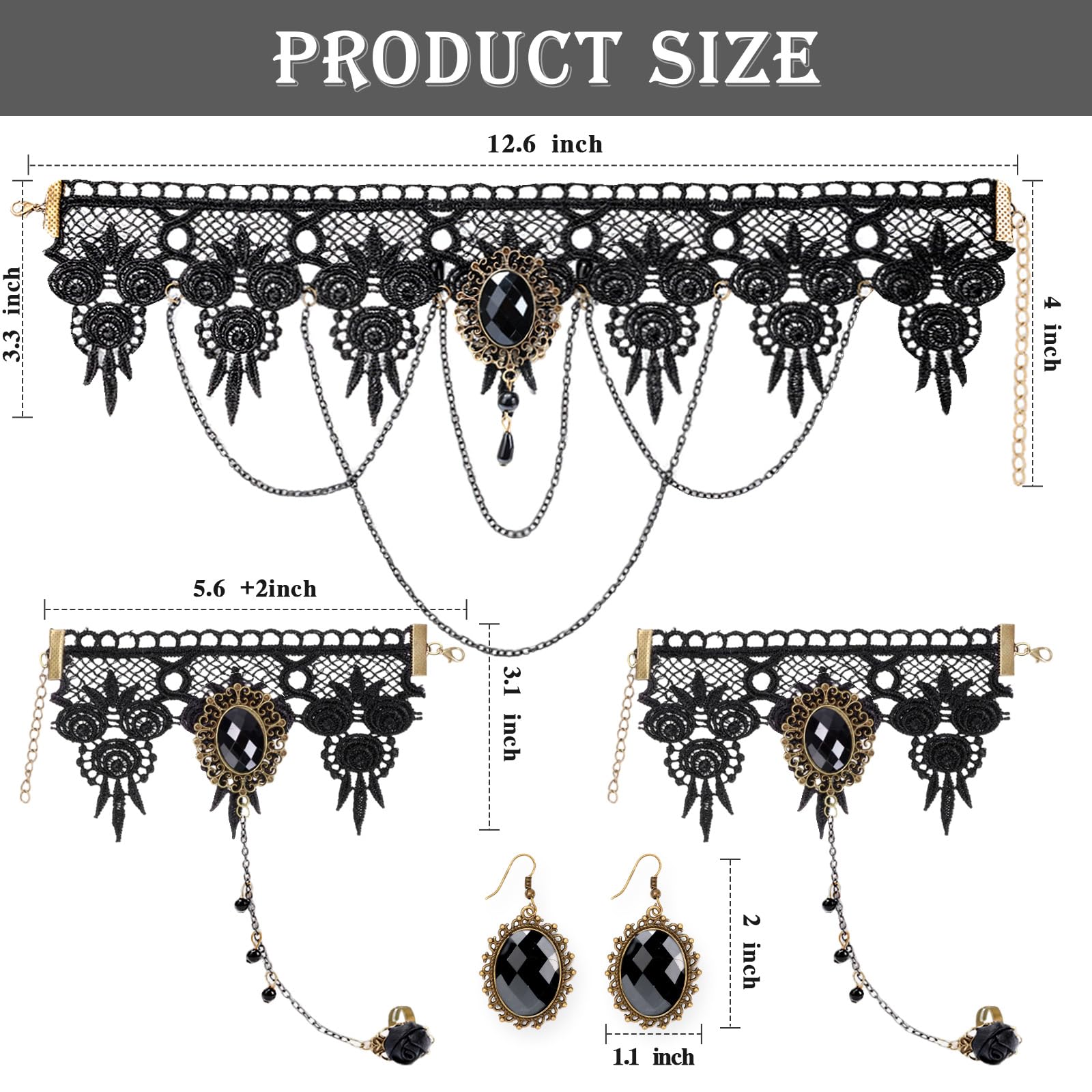 Accesorios de estilo gótico pa - Women'S Vampire Accessories reseña y precio