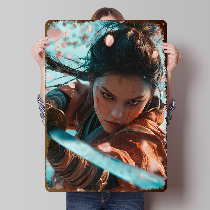 Póster de mujer guerrera samur - Women Accessories Poster reseña y precio