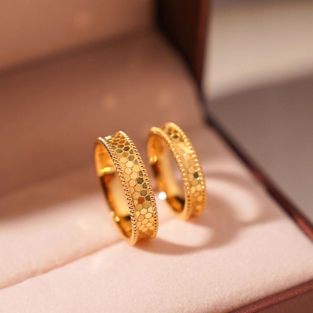 Anillo de nido de abeja brilla - Women Accessories Dubai reseña y precio