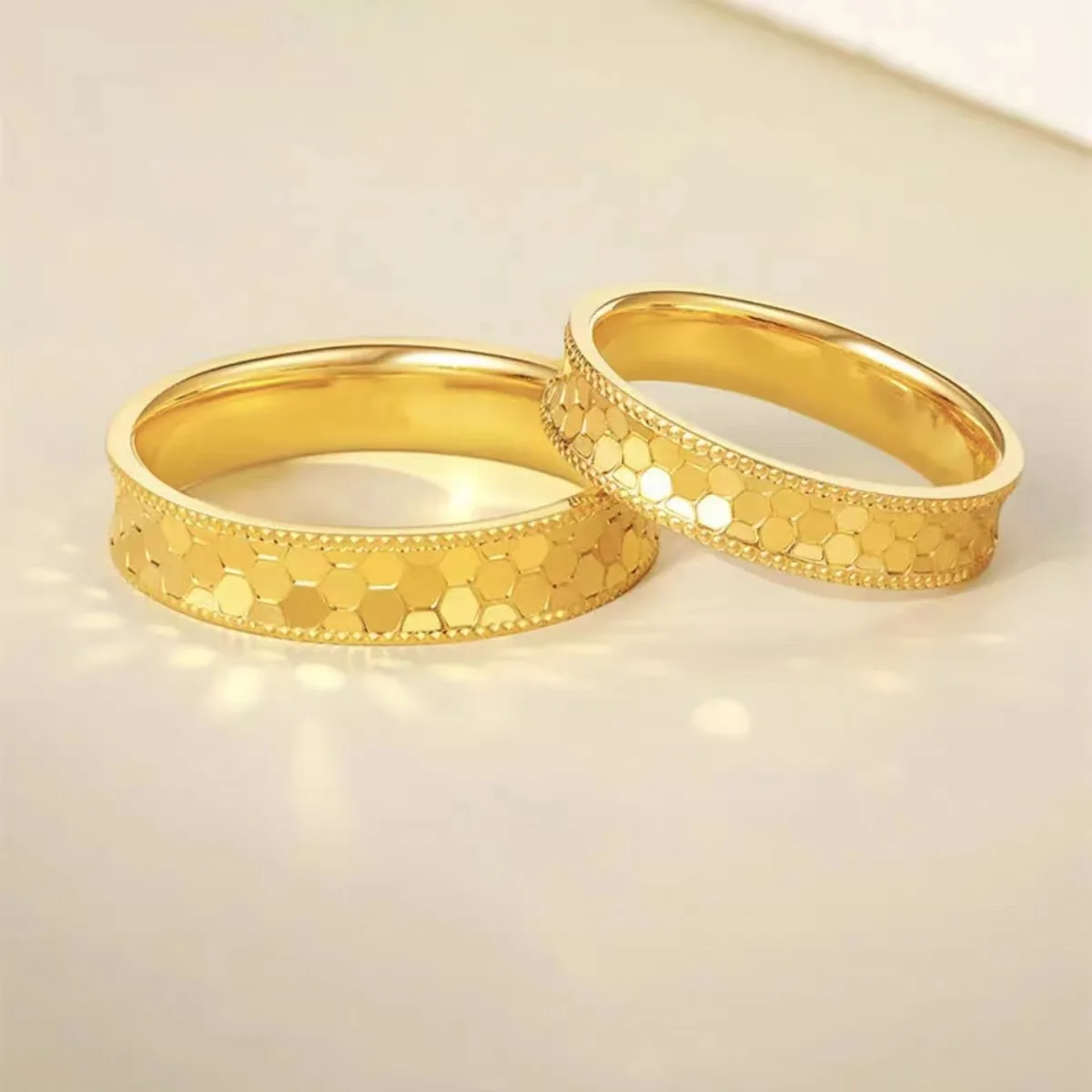 Anillo de nido de abeja brilla - Women Accessories Dubai reseña y precio