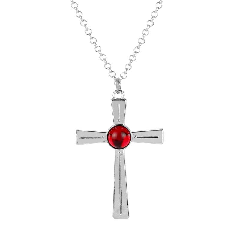 Collar de cristal rojo de Rosa - Women'S Vampire Accessories reseña y precio