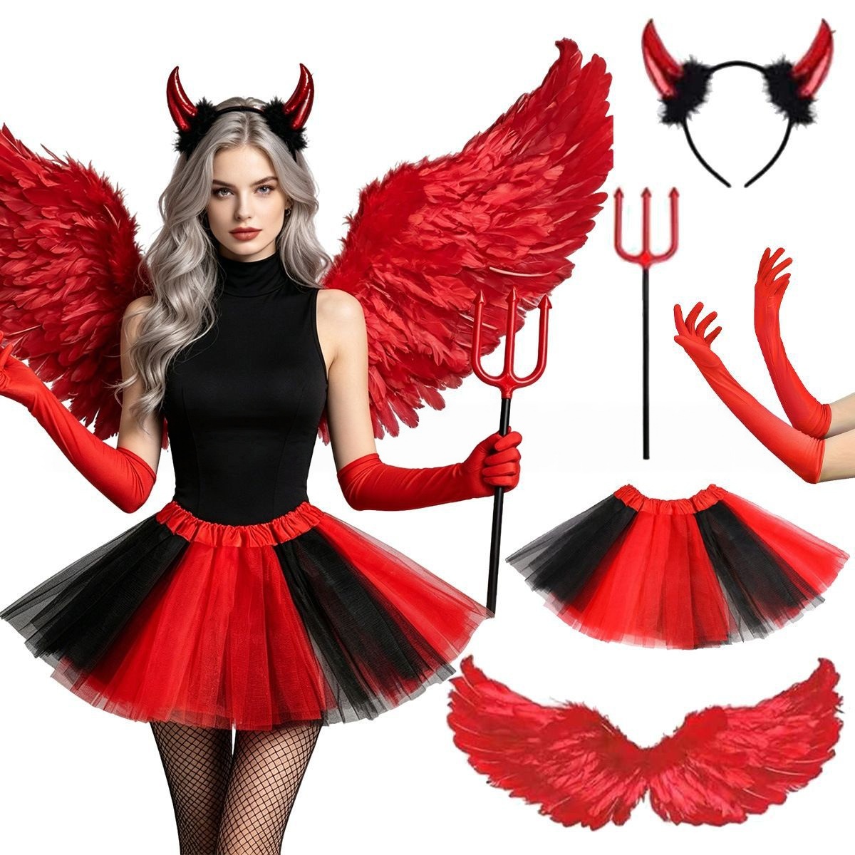 Disfraz de Halloween: conjunto - Women Accessories Kit reseña y precio