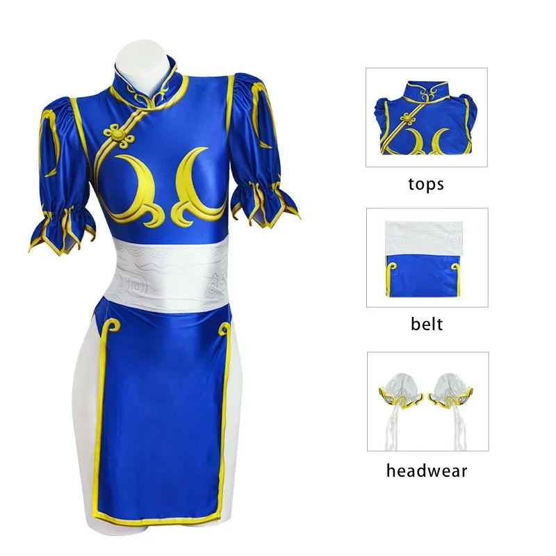 Disfraz de Cosplay de Chun Li  - Women'S Accessories List reseña y precio