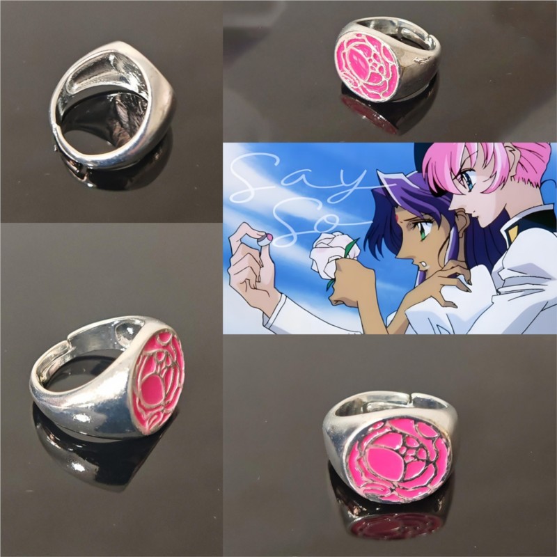 Anillo de rosa rosa Tenjou Ute - Women Accessories Kit reseña y precio