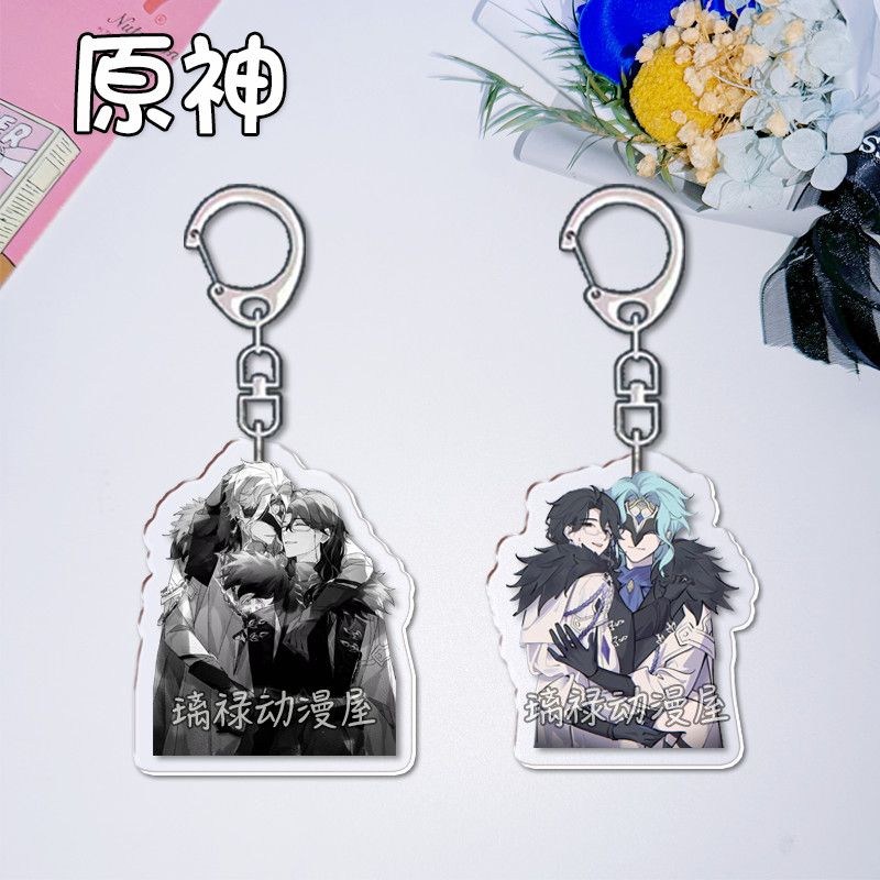 2 llaveros de Genshin Impact p - Women Accessories Bag reseña y precio
