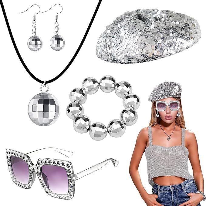 Conjunto de accesorios para di - Women'S Accessories In The 70S reseña y precio