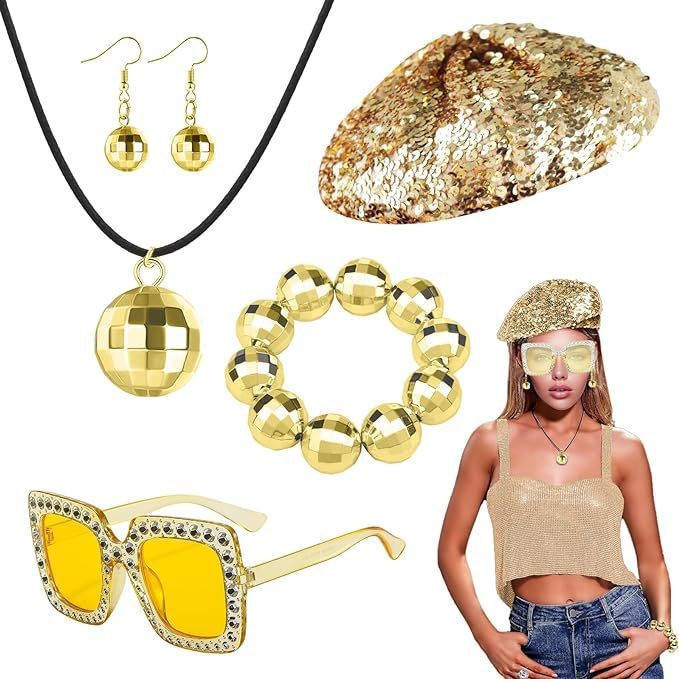Conjunto de accesorios para di - Women'S Accessories In The 70S reseña y precio