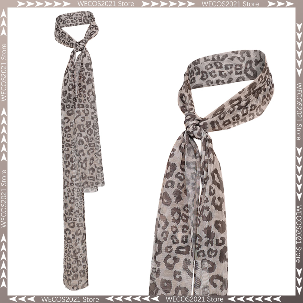 Bufanda con estampado de leopa - Women'S Accessories In The 70S reseña y precio