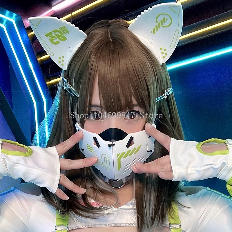 Máscara Cyberpunk Mecha, diade - Women'S Ear Accessories reseña y precio