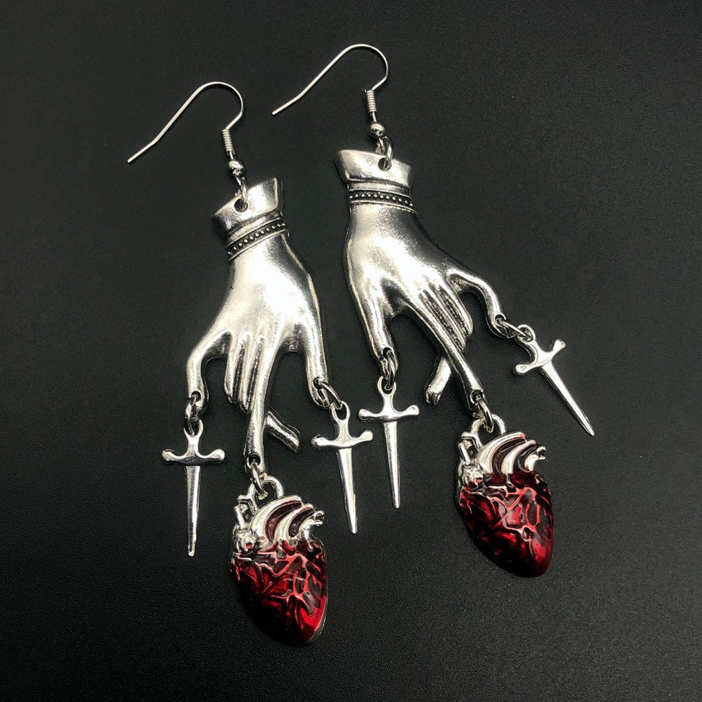 1 par de pendientes góticos co - Women'S Vampire Accessories reseña y precio