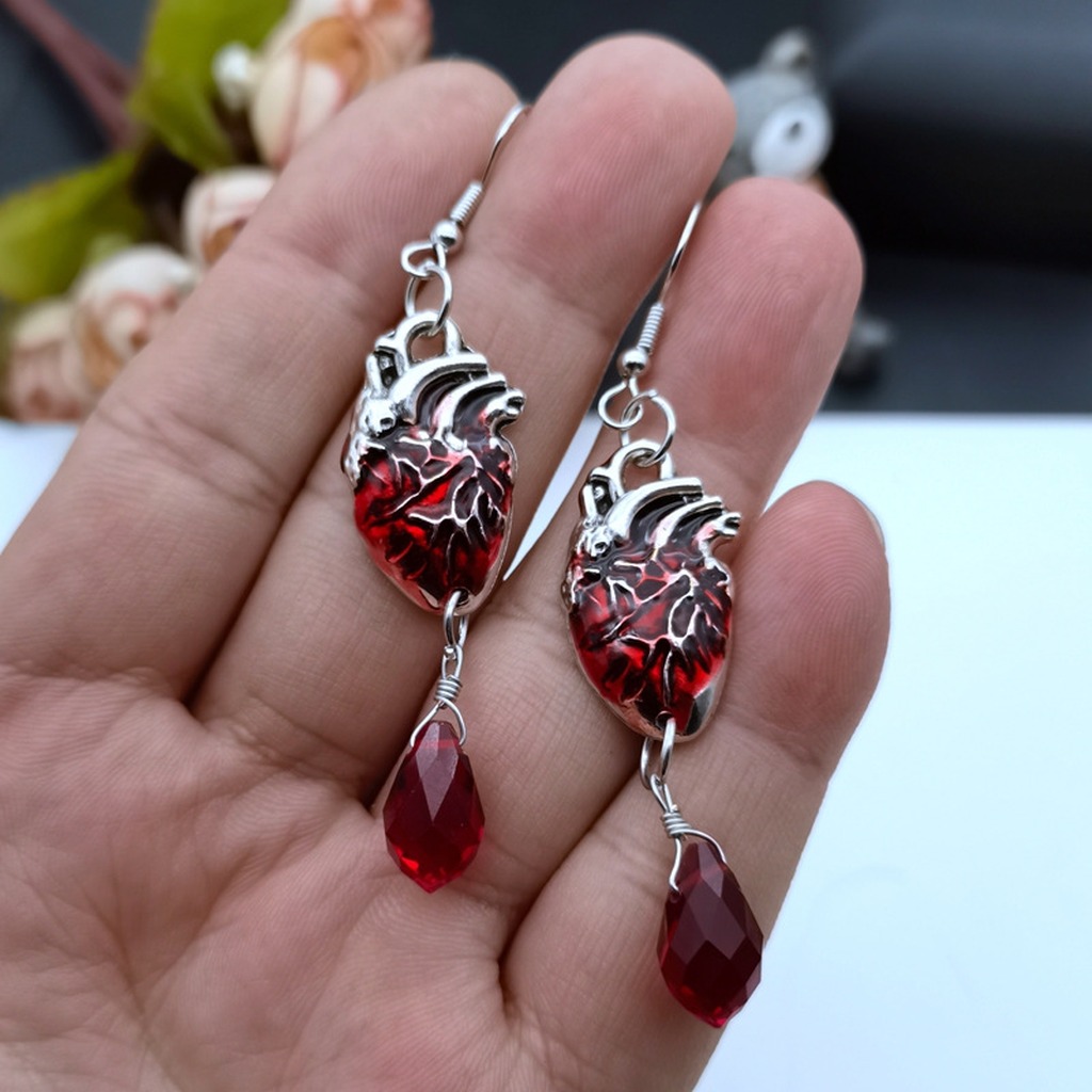 1 par de pendientes góticos co - Women'S Vampire Accessories reseña y precio
