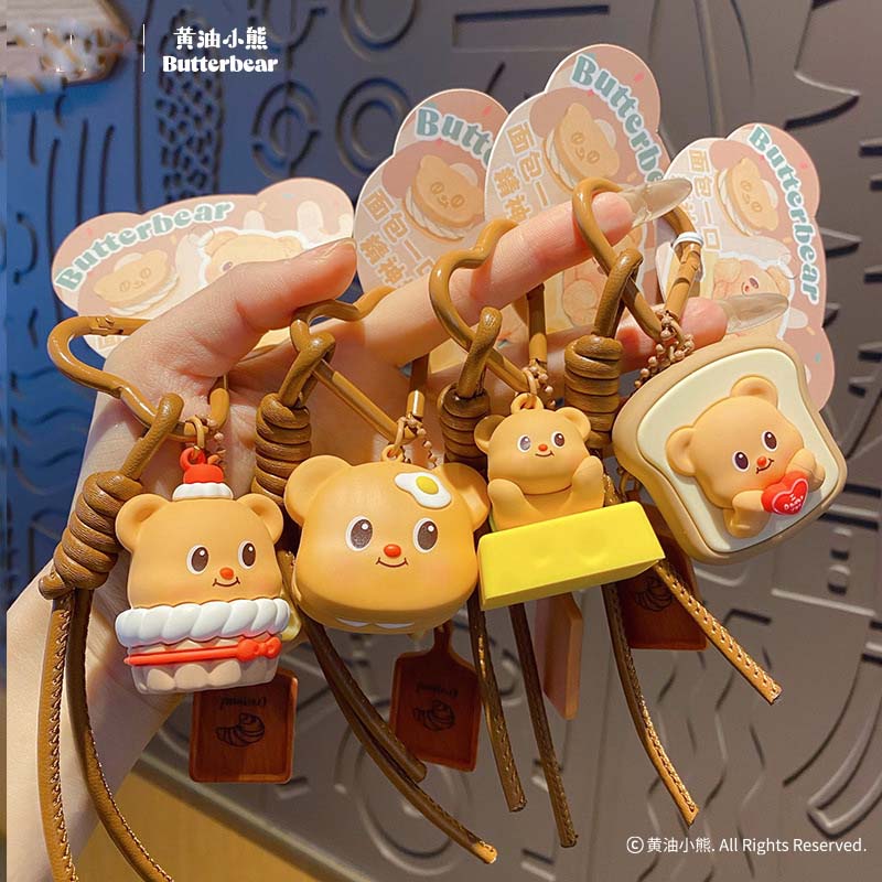 LLavero Gourmet de oso de mant - Butter Yellow Women'S Accessories reseña y precio